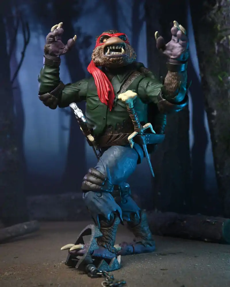 Universal Monsters x Teenage Mutant Ninja Turtles Ultimate Raphael as The Wolfman akciófigura 18 cm termékfotó