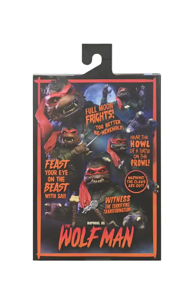 Universal Monsters x Teenage Mutant Ninja Turtles Ultimate Raphael as The Wolfman akciófigura 18 cm termékfotó