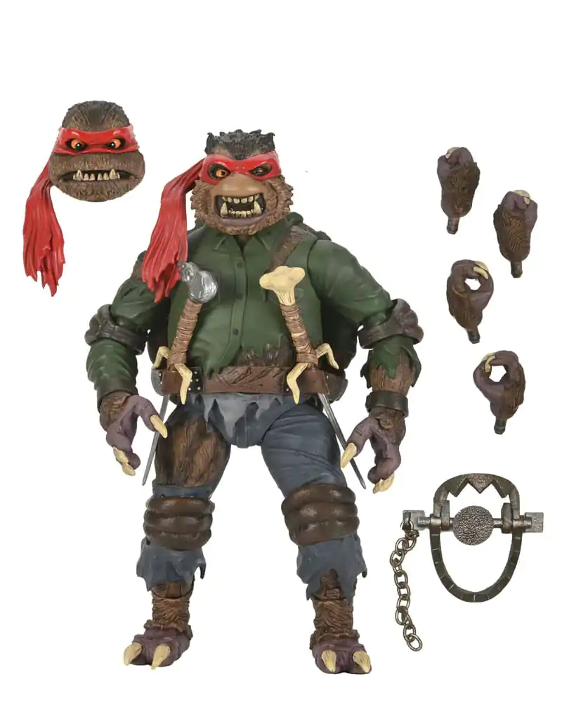 Universal Monsters x Teenage Mutant Ninja Turtles Ultimate Raphael as The Wolfman akciófigura 18 cm termékfotó