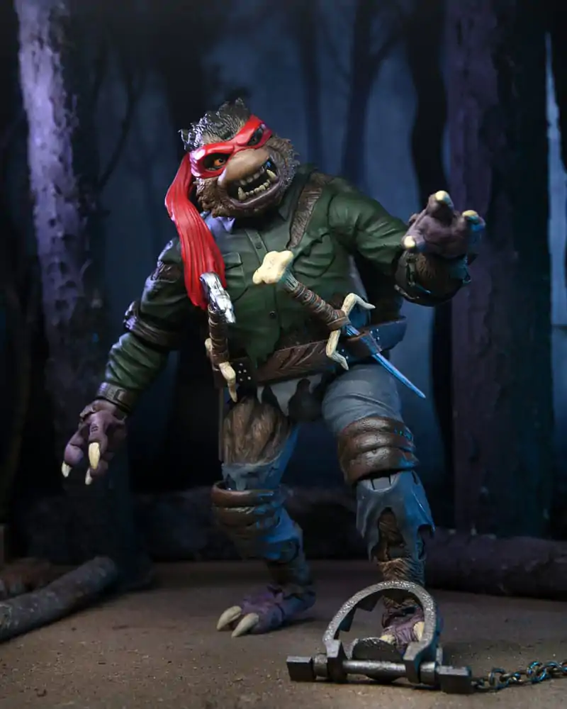 Universal Monsters x Teenage Mutant Ninja Turtles Ultimate Raphael as The Wolfman akciófigura 18 cm termékfotó