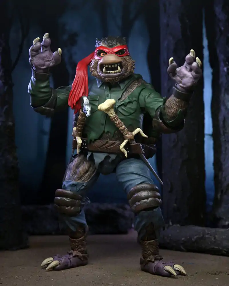 Universal Monsters x Teenage Mutant Ninja Turtles Ultimate Raphael as The Wolfman akciófigura 18 cm termékfotó