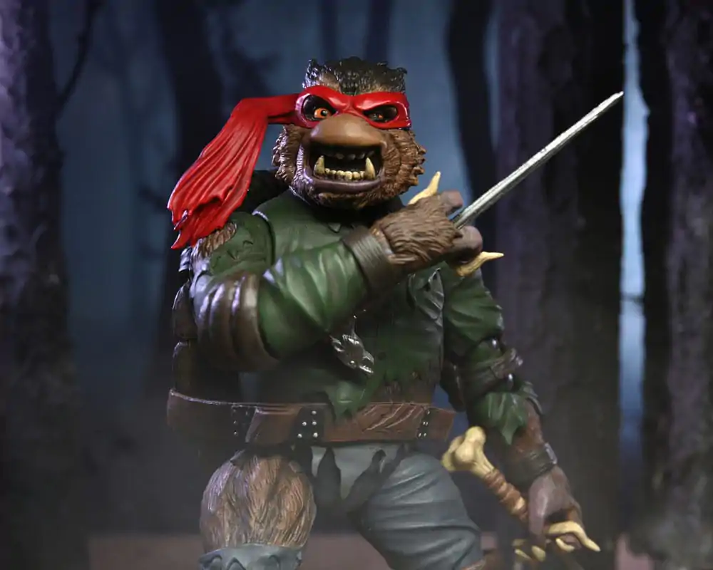 Universal Monsters x Teenage Mutant Ninja Turtles Ultimate Raphael as The Wolfman akciófigura 18 cm termékfotó