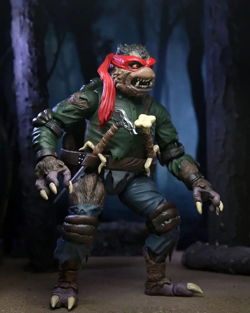 Universal Monsters x Teenage Mutant Ninja Turtles Ultimate Raphael as The Wolfman akciófigura 18 cm termékfotó