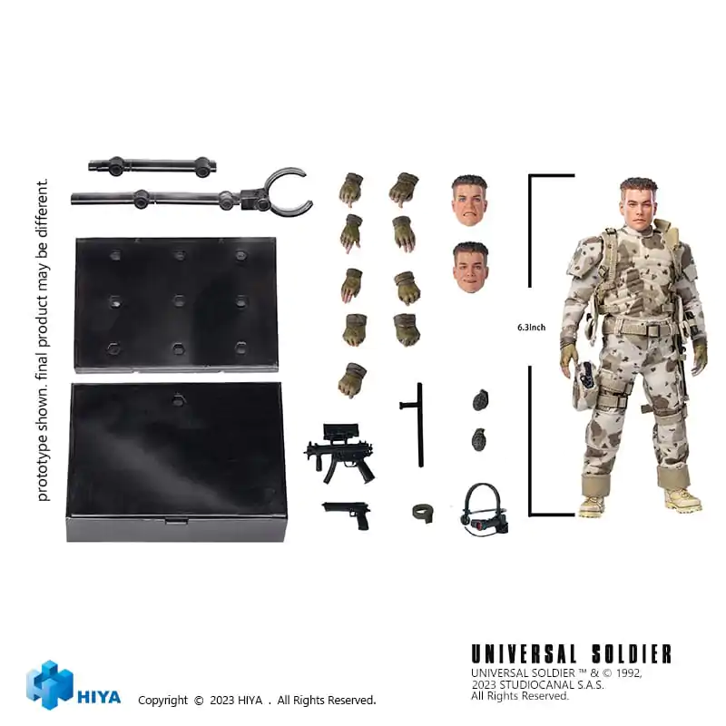 Universal Soldier Exquisite Super Series 1/12 Luc Deveraux akciófigura 16 cm termékfotó