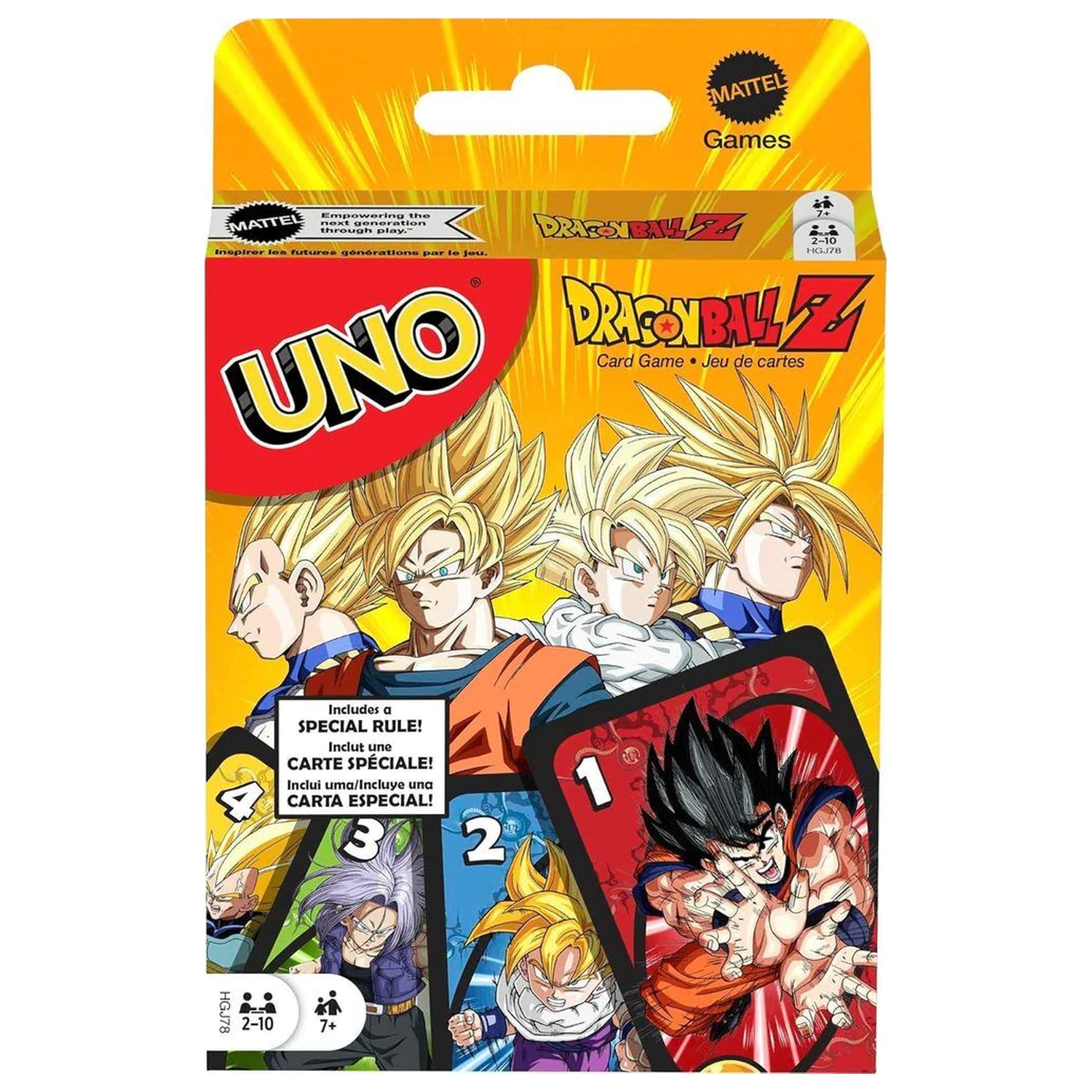 UNO Dragon Ball Z kártyajáték termékfotó