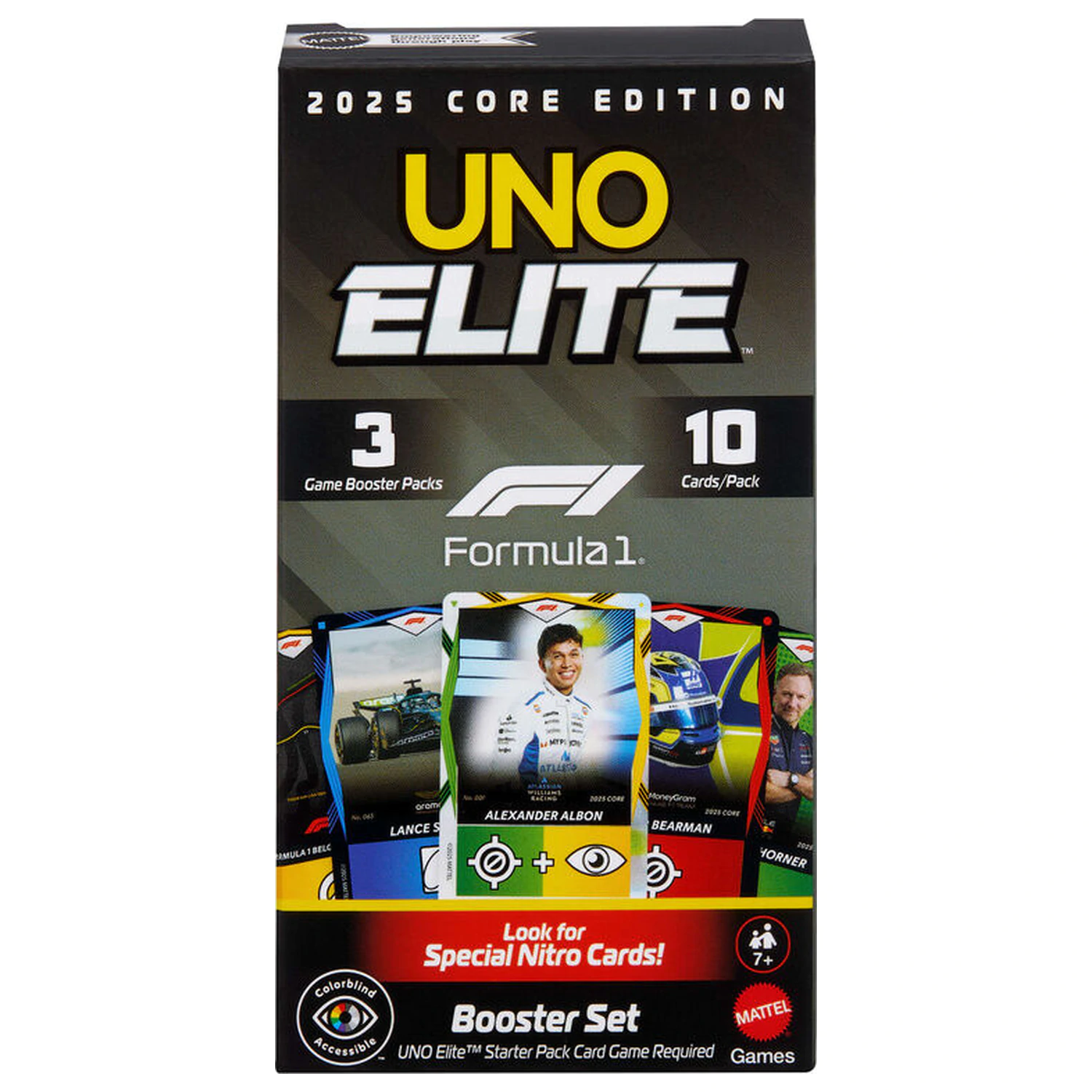 UNO Elite F1 Booster Pack kártyajáték termékfotó