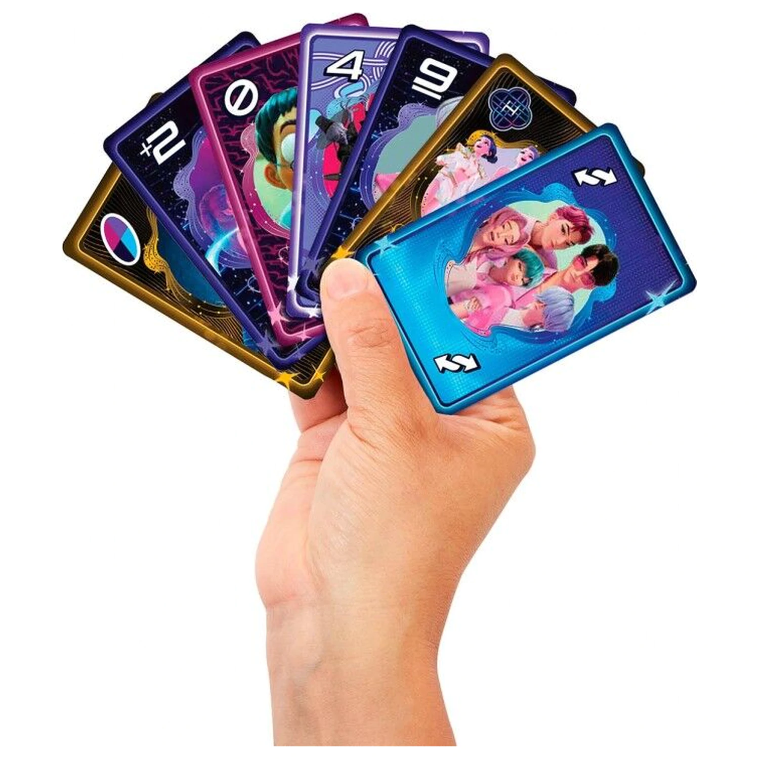 UNO K-Pop Demon Hunters kártyajáték termékfotó