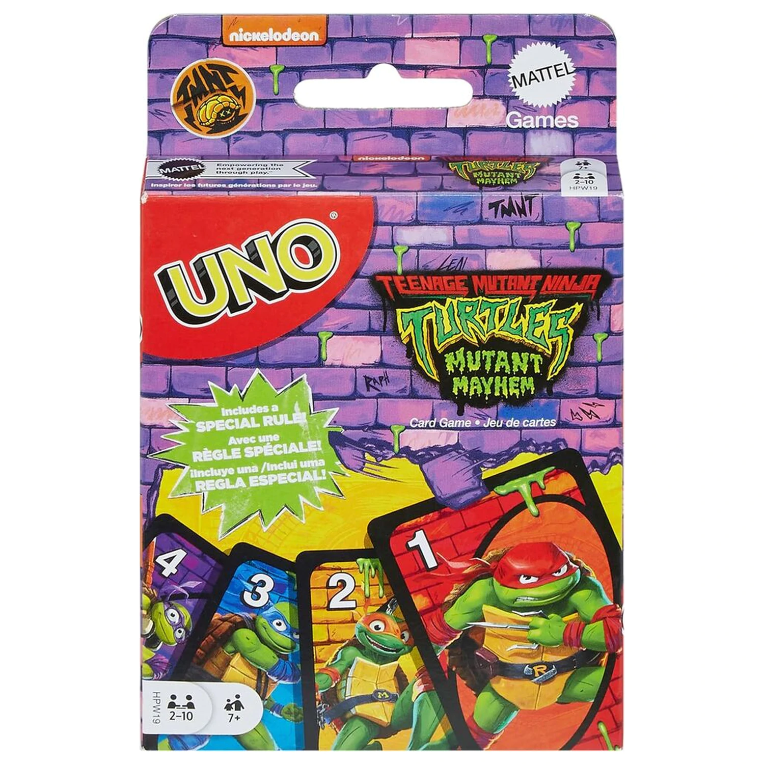 UNO Teenage Mutant Ninja Turtles kártyajáték termékfotó