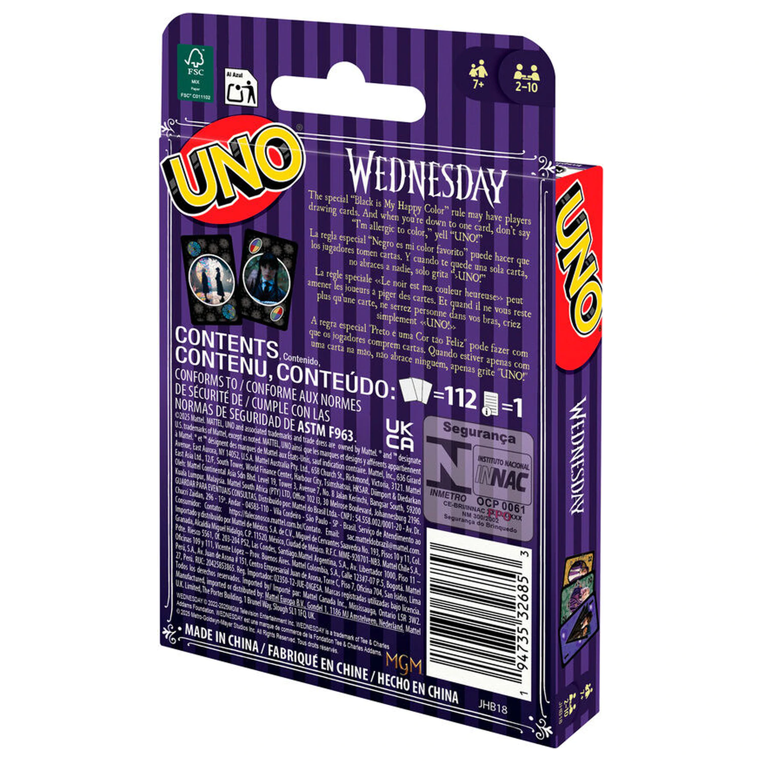 UNO Wednesday kártyajáték termékfotó