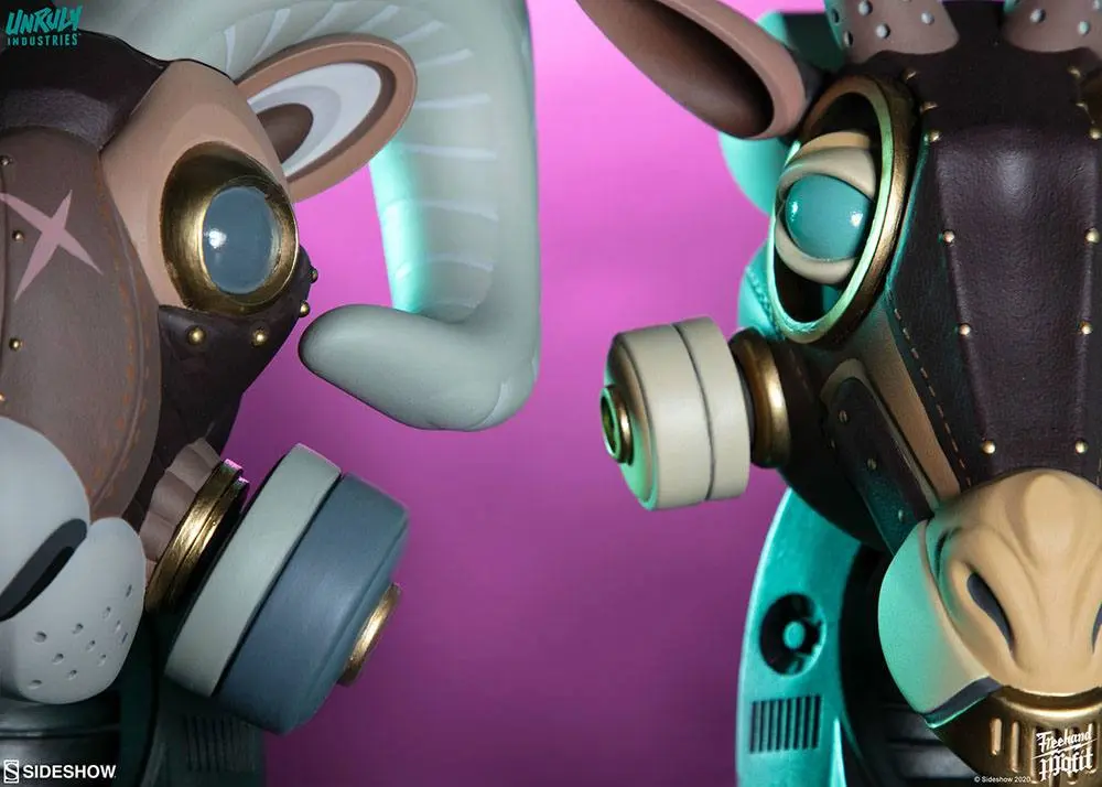 Unruly Designer Series Ram and Giraffe Guerilla Squadron Set by Freehand Profit mellszobor figurák 23 cm termékfotó