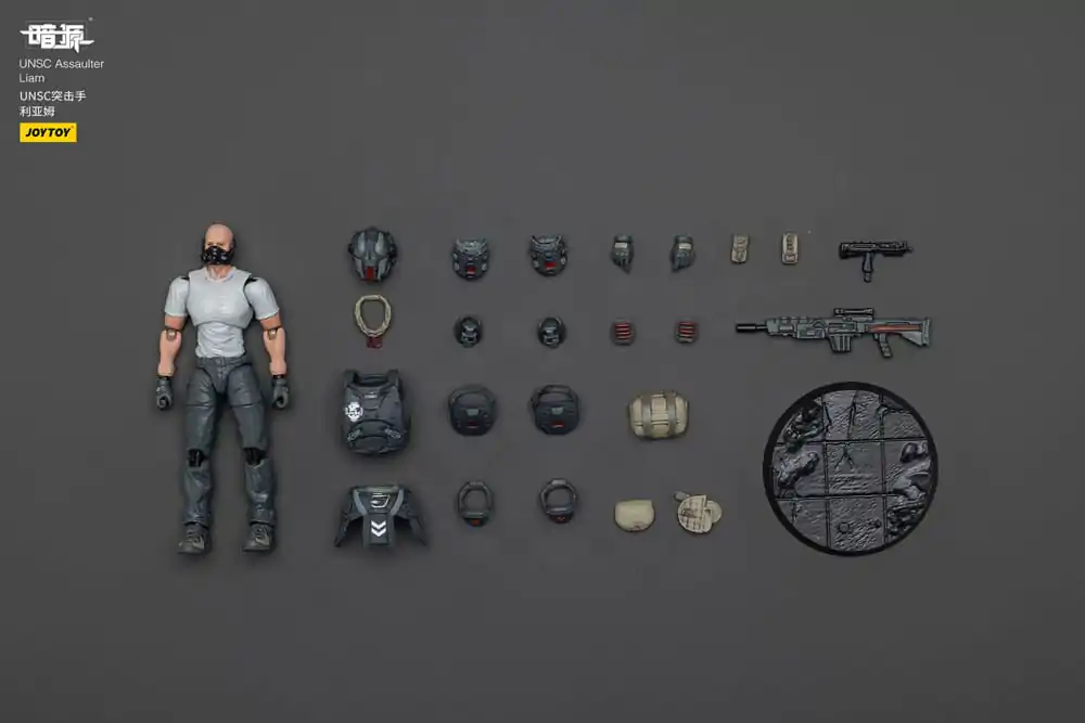 UNSC Dark Source Action Figur Assaulter Liam 7 cm termékfotó