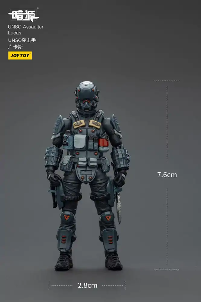 UNSC Dark Source Action Figur Assaulter Lucas 7 cm termékfotó