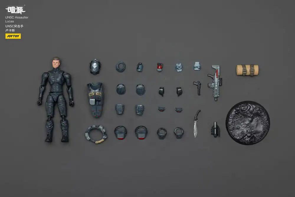 UNSC Dark Source Action Figur Assaulter Lucas 7 cm termékfotó