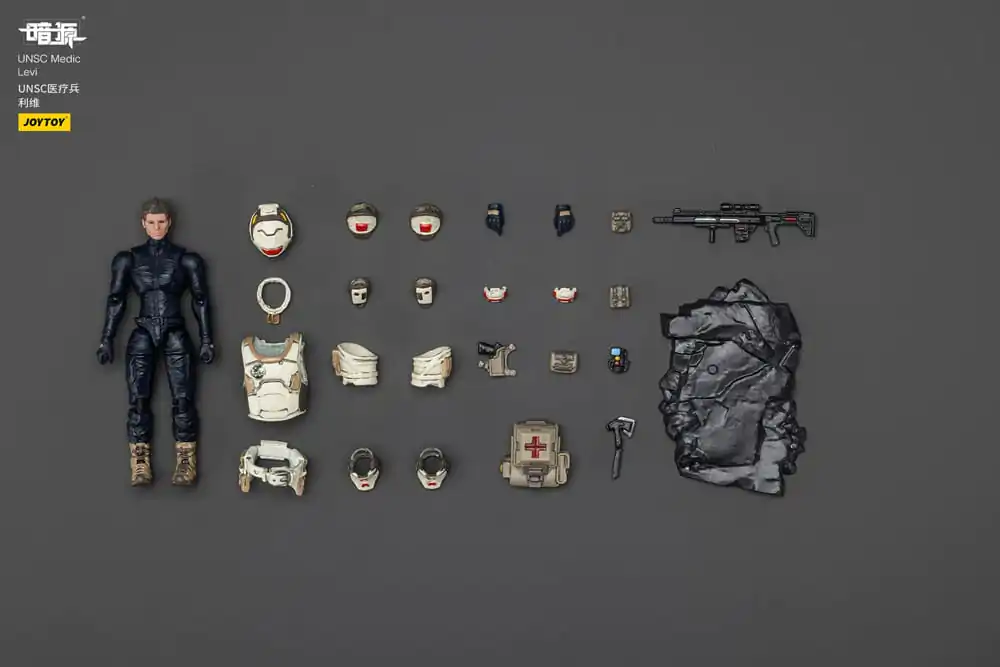 UNSC Dark Source Action Figur Medic Levi 7 cm termékfotó