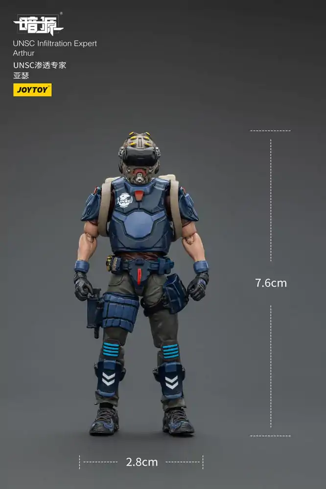 UNSC Dark Source akciófigura Infiltration Expert Arthur 7 cm termékfotó