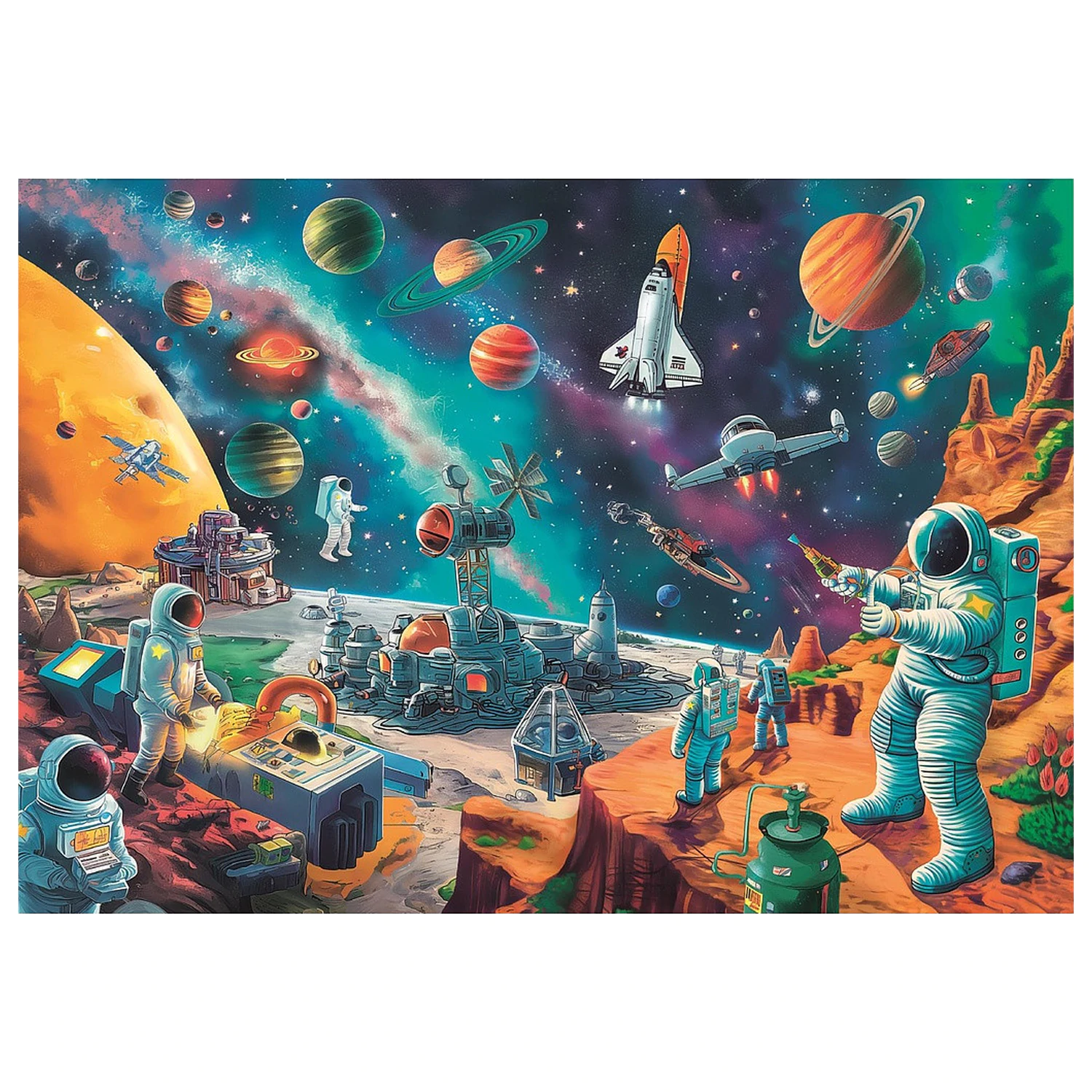 Űr Cosmic Crew 104 db-os puzzle  termékfotó