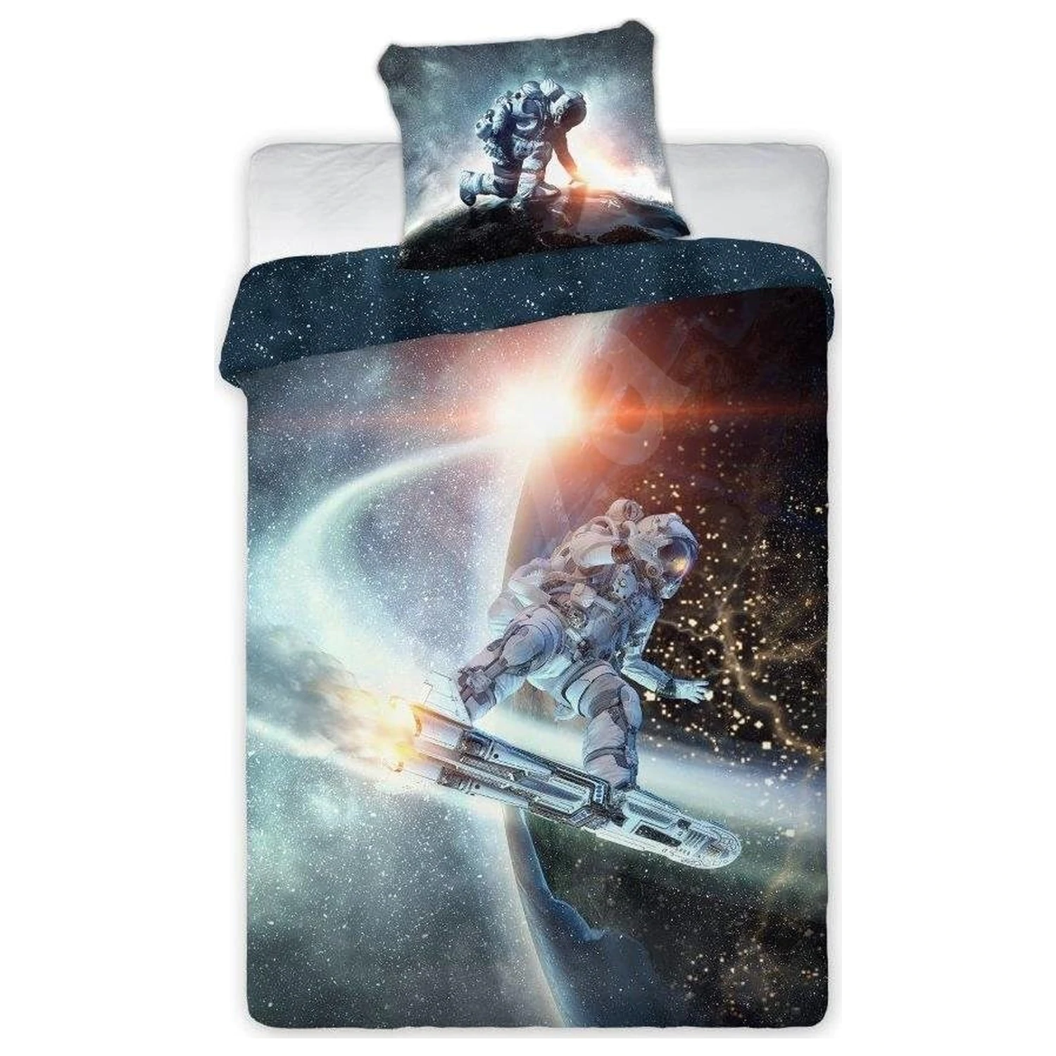 Űr Space Surf ágyneműhuzat termékfotó