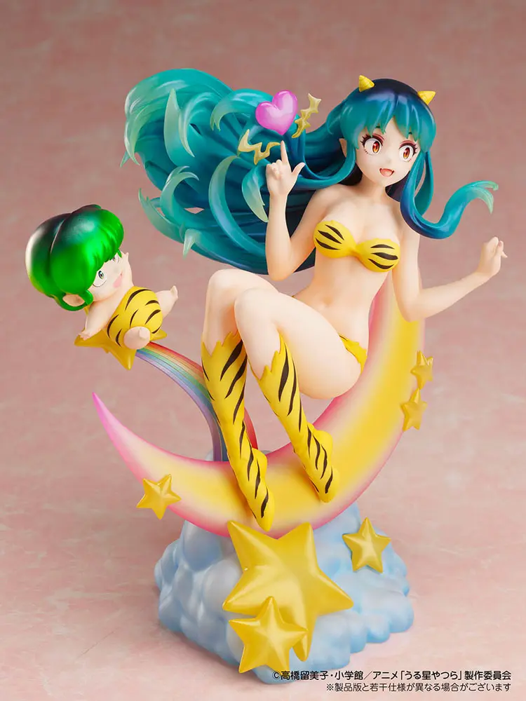 Urusei Yatsura 1/7 Lum & Ten Box Cafe & Space Collaboration PVC szobor figura 20 cm termékfotó