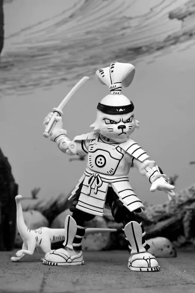 Usagi Yojimbo Samurai Usagi Yojimbo Black & White Figure akciófigura 18 cm termékfotó