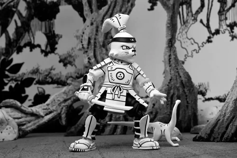 Usagi Yojimbo Samurai Usagi Yojimbo Black & White Figure akciófigura 18 cm termékfotó