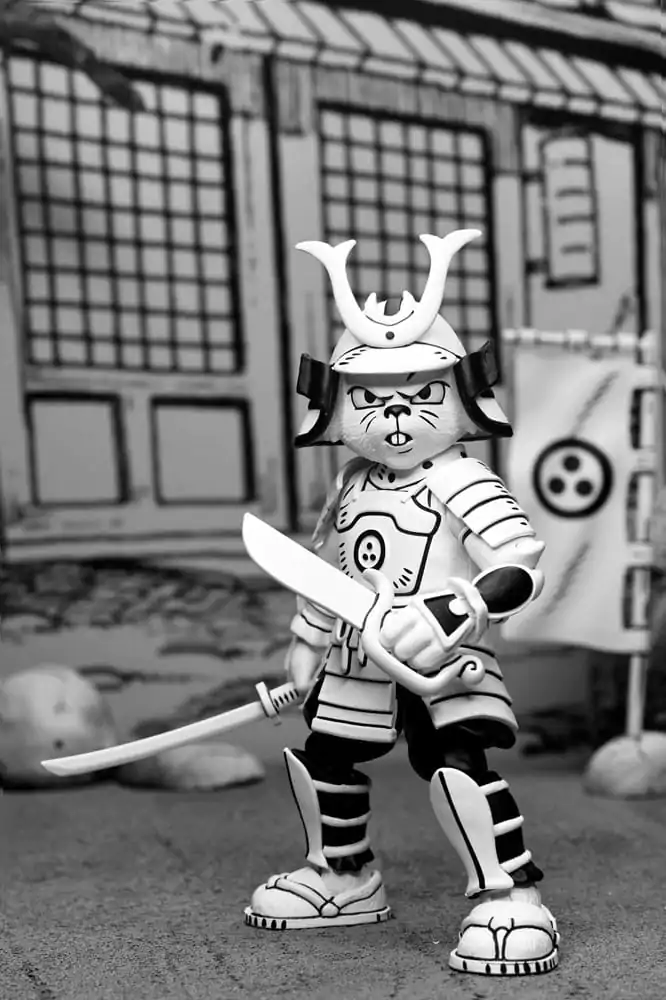 Usagi Yojimbo Samurai Usagi Yojimbo Black & White Figure akciófigura 18 cm termékfotó