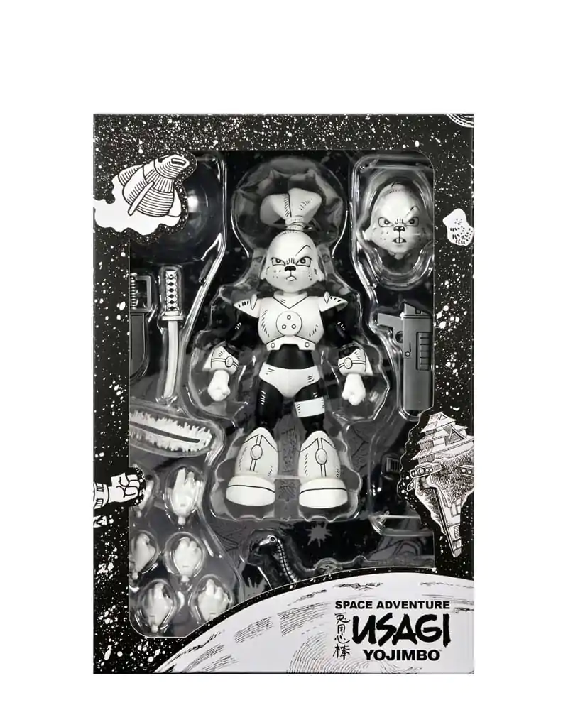 Usagi Yojimbo Space Usagi Yojimbo Black & White Figure akciófigura 18 cm termékfotó