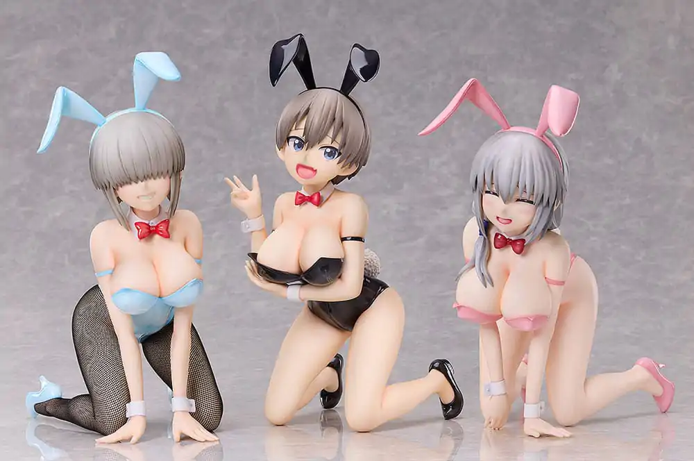 Uzaki-chan Wants to Hang Out! 1/4 Tsuki Uzaki: Bare Leg Bunny Ver. PVC szobor figura 22 cm termékfotó