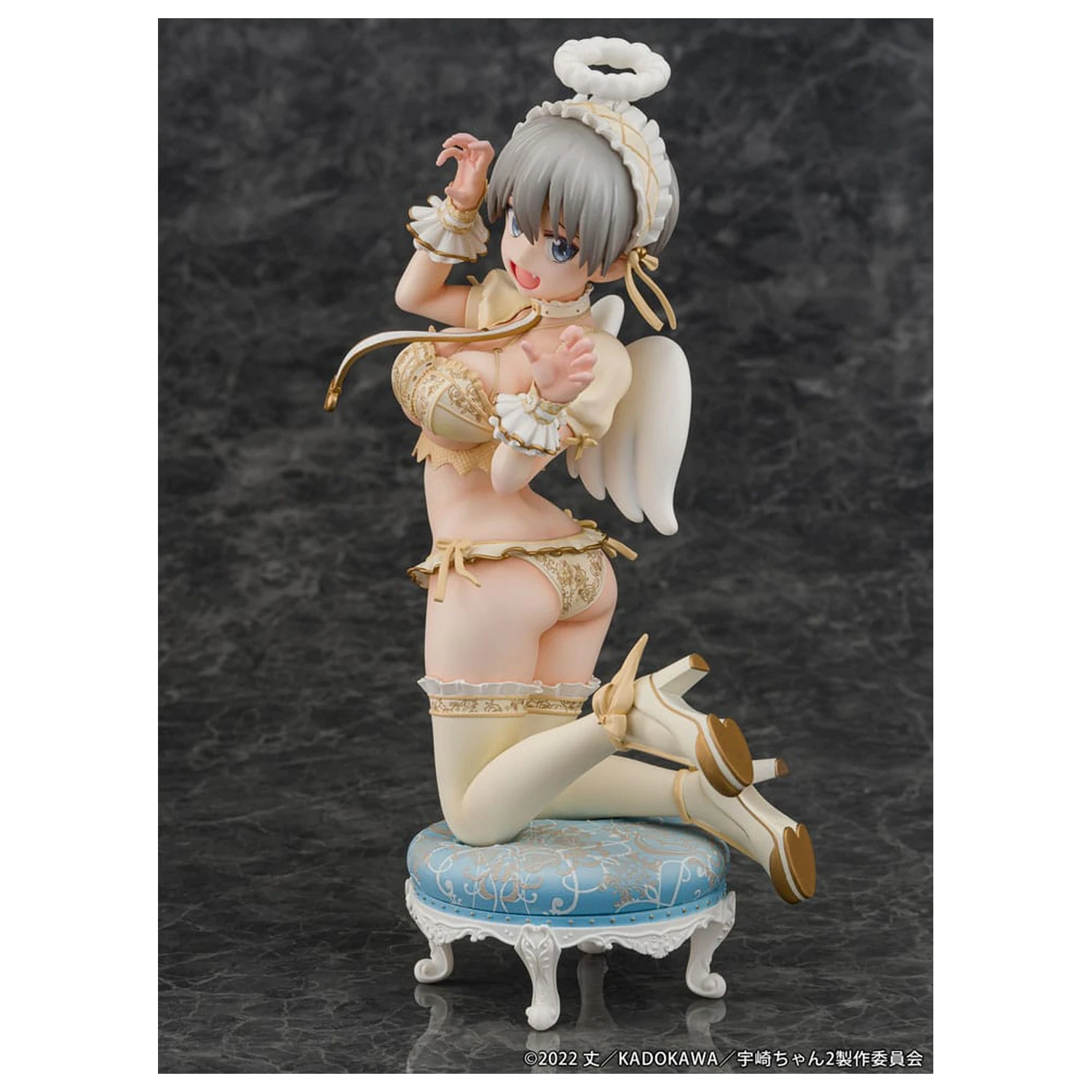 Uzaki-chan Wants to Hang Out! 1/7 Hana Uzaki Angel Ver. PVC szobor figura 19 cm termékfotó