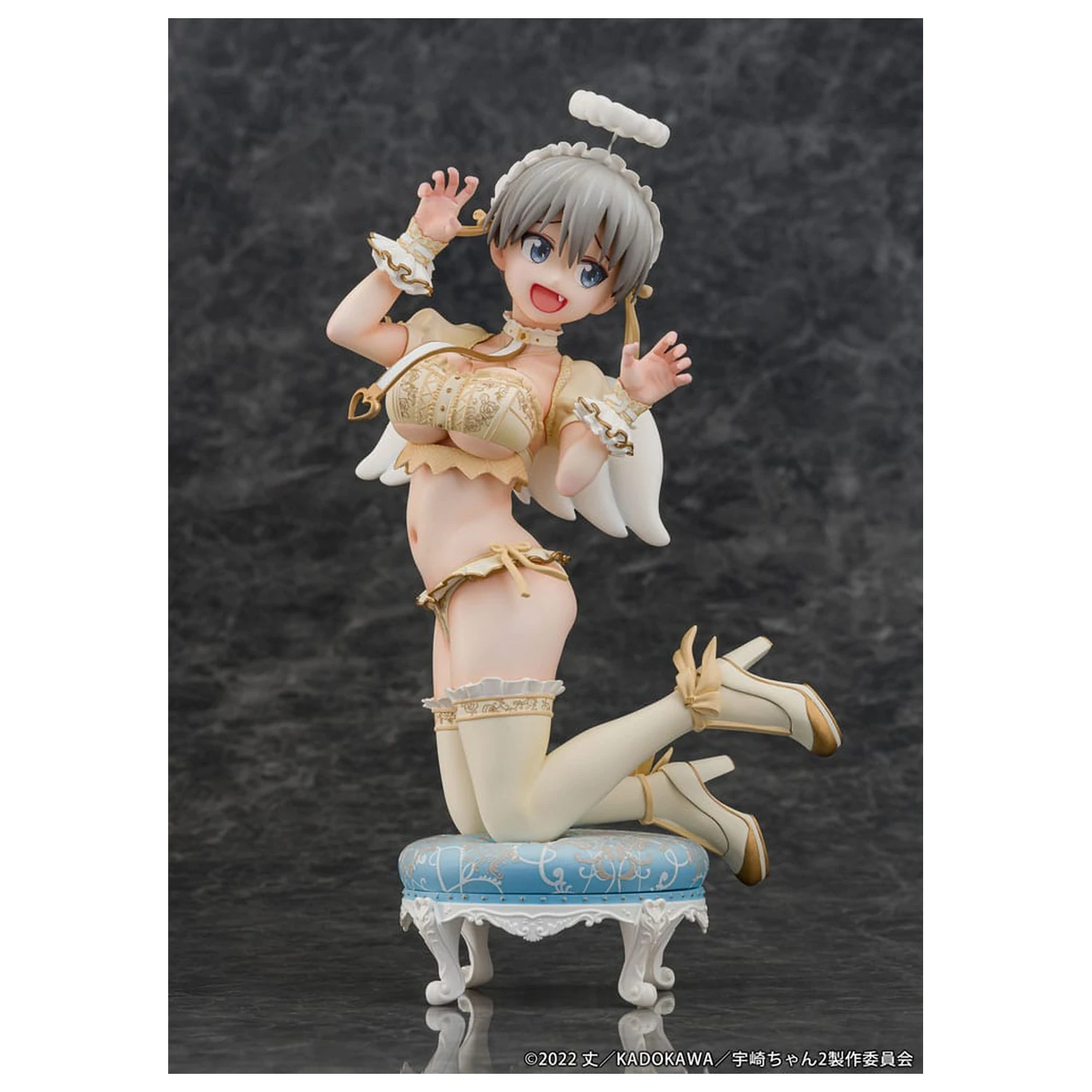 Uzaki-chan Wants to Hang Out! 1/7 Hana Uzaki Angel Ver. PVC szobor figura 19 cm termékfotó