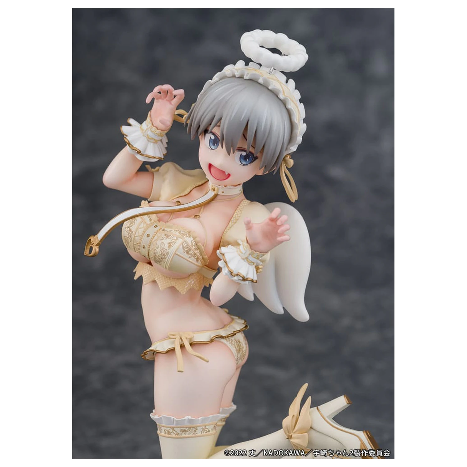 Uzaki-chan Wants to Hang Out! 1/7 Hana Uzaki Angel Ver. PVC szobor figura 19 cm termékfotó