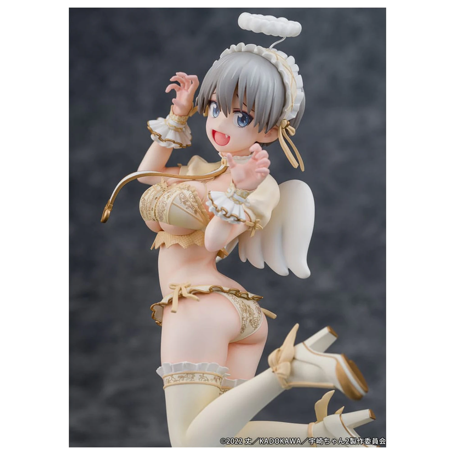Uzaki-chan Wants to Hang Out! 1/7 Hana Uzaki Angel Ver. PVC szobor figura 19 cm termékfotó