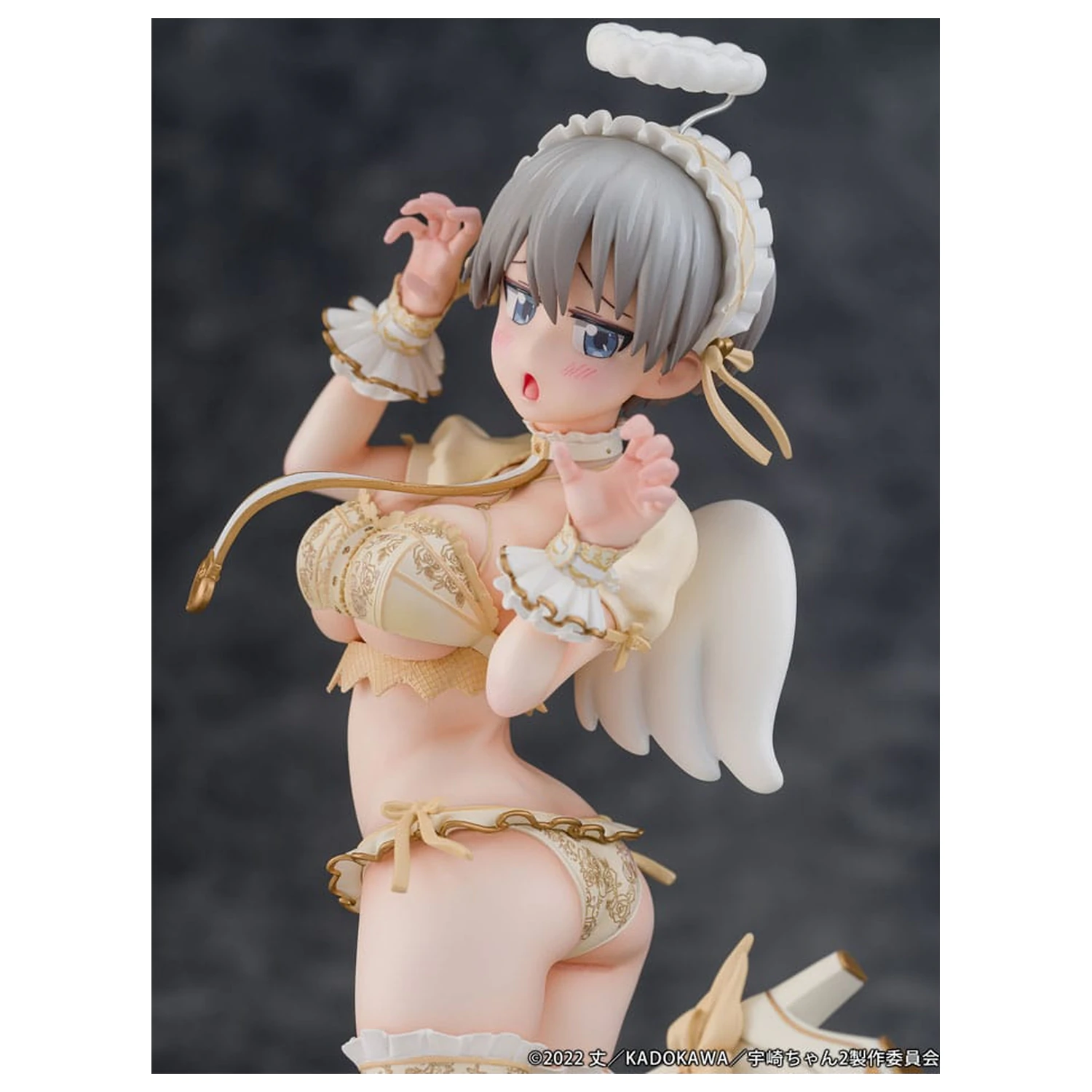 Uzaki-chan Wants to Hang Out! 1/7 Hana Uzaki Angel Ver. PVC szobor figura 19 cm termékfotó