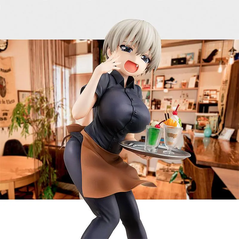Uzaki-chan Wants to Hang Out! 1/7 Hana Uzaki Manga Cafe Asia Ver. PVC szobor figura 23 cm termékfotó