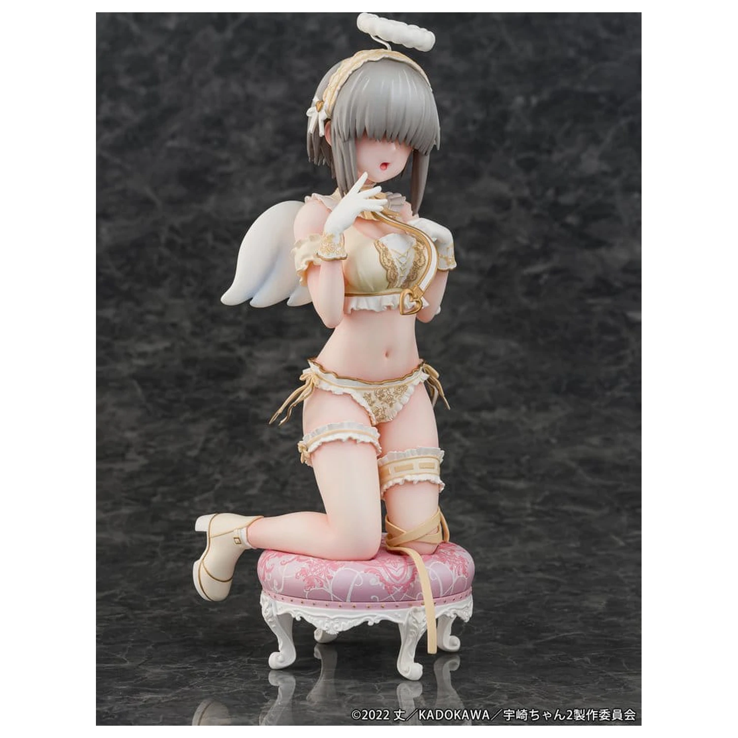 Uzaki-chan Wants to Hang Out! 1/7 Yanagi Uzaki Angel Ver. PVC szobor figura 19 cm termékfotó