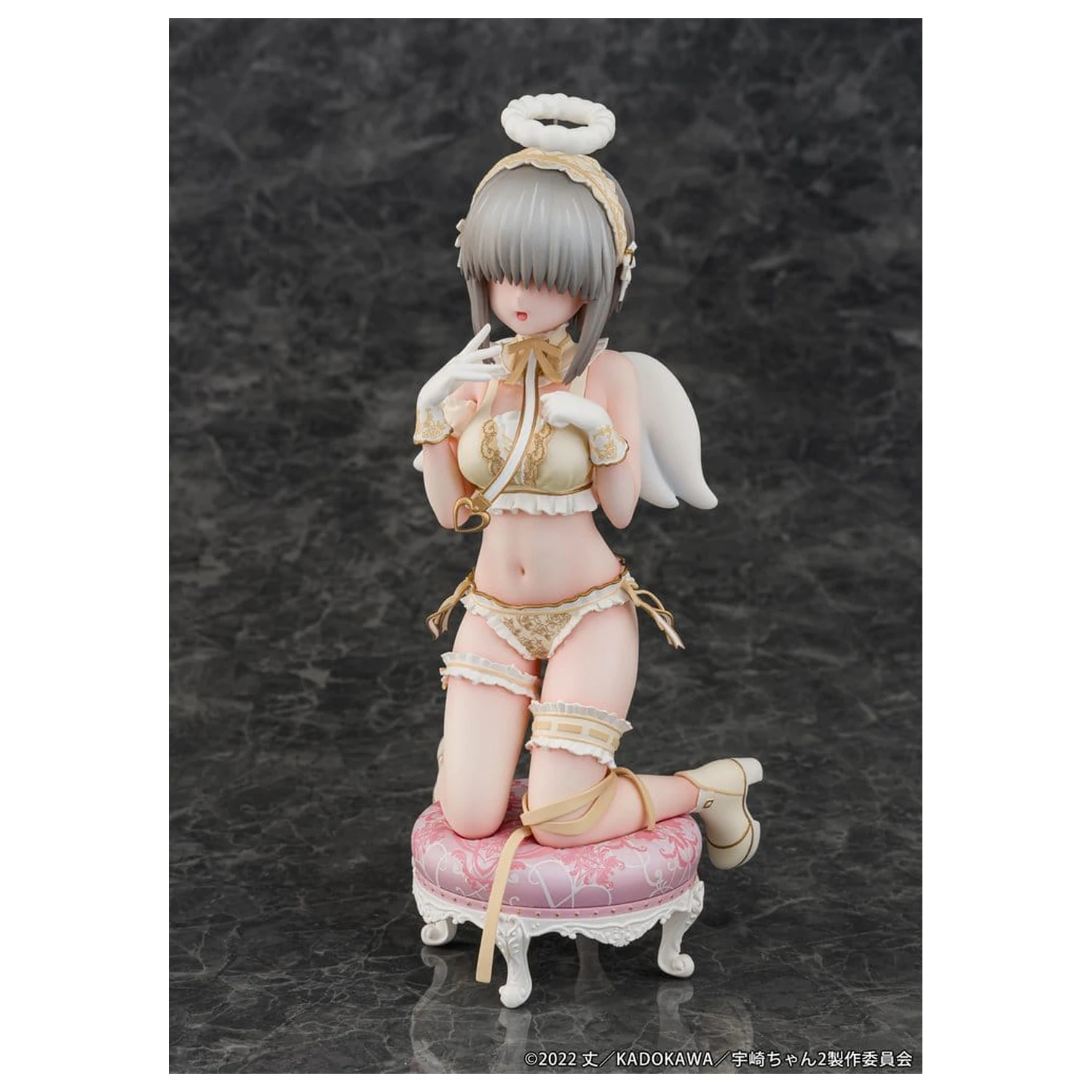 Uzaki-chan Wants to Hang Out! 1/7 Yanagi Uzaki Angel Ver. PVC szobor figura 19 cm termékfotó