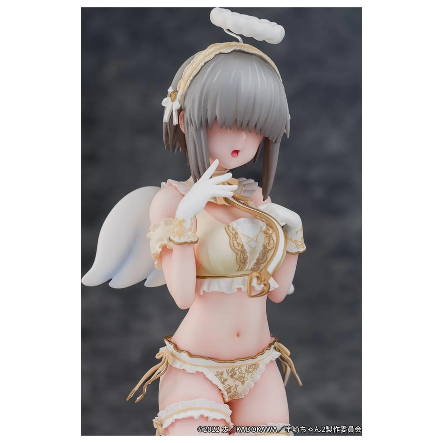 Uzaki-chan Wants to Hang Out! 1/7 Yanagi Uzaki Angel Ver. PVC szobor figura 19 cm termékfotó