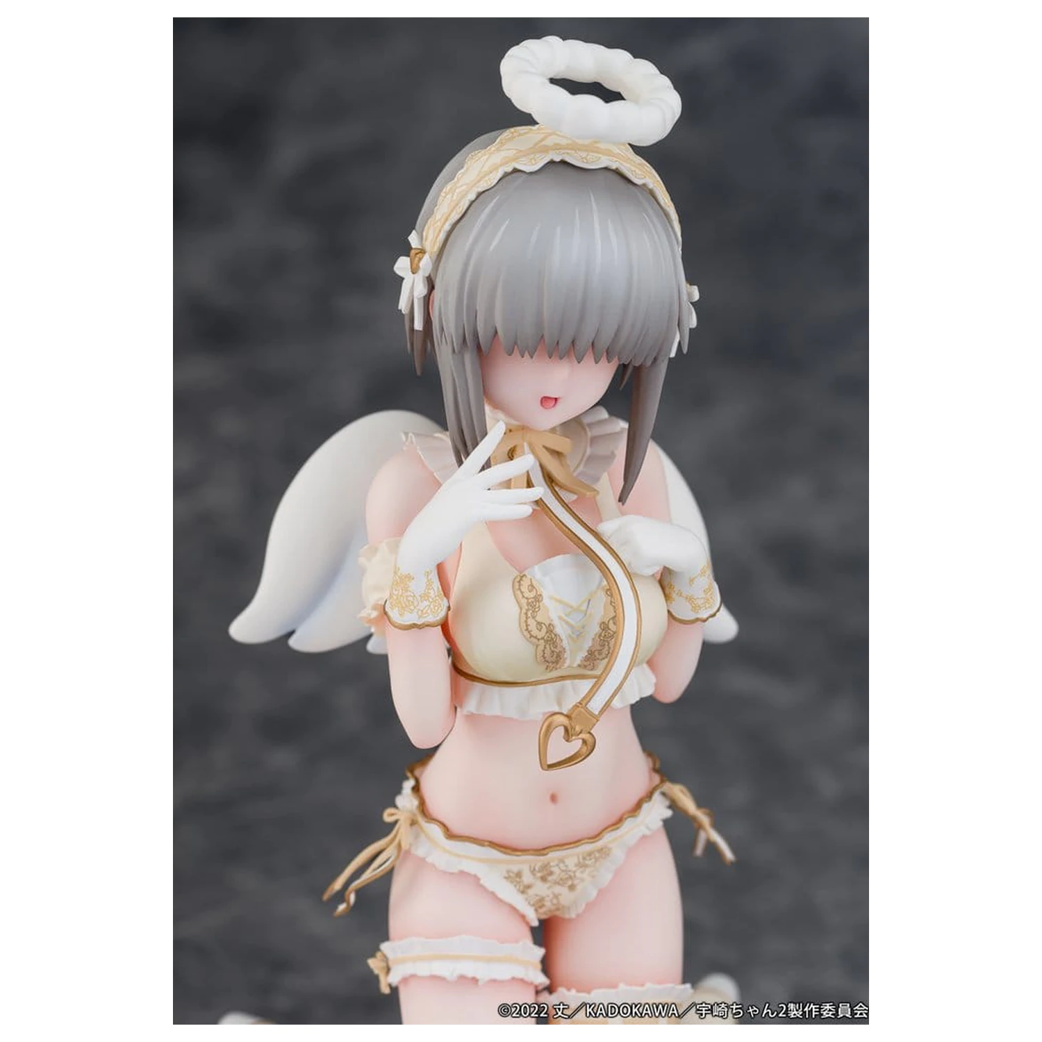 Uzaki-chan Wants to Hang Out! 1/7 Yanagi Uzaki Angel Ver. PVC szobor figura 19 cm termékfotó