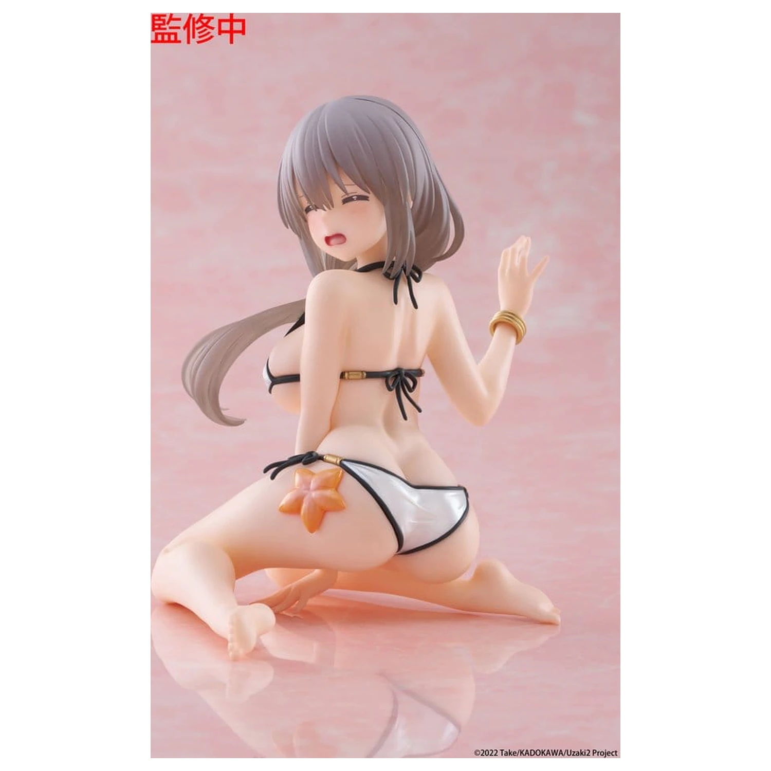 Uzaki-chan Wants to Hang Out! Desktop Cute figura Tsuki Uzaki (Swimwear Ver.) PVC szobor figura 13 cm      termékfotó
