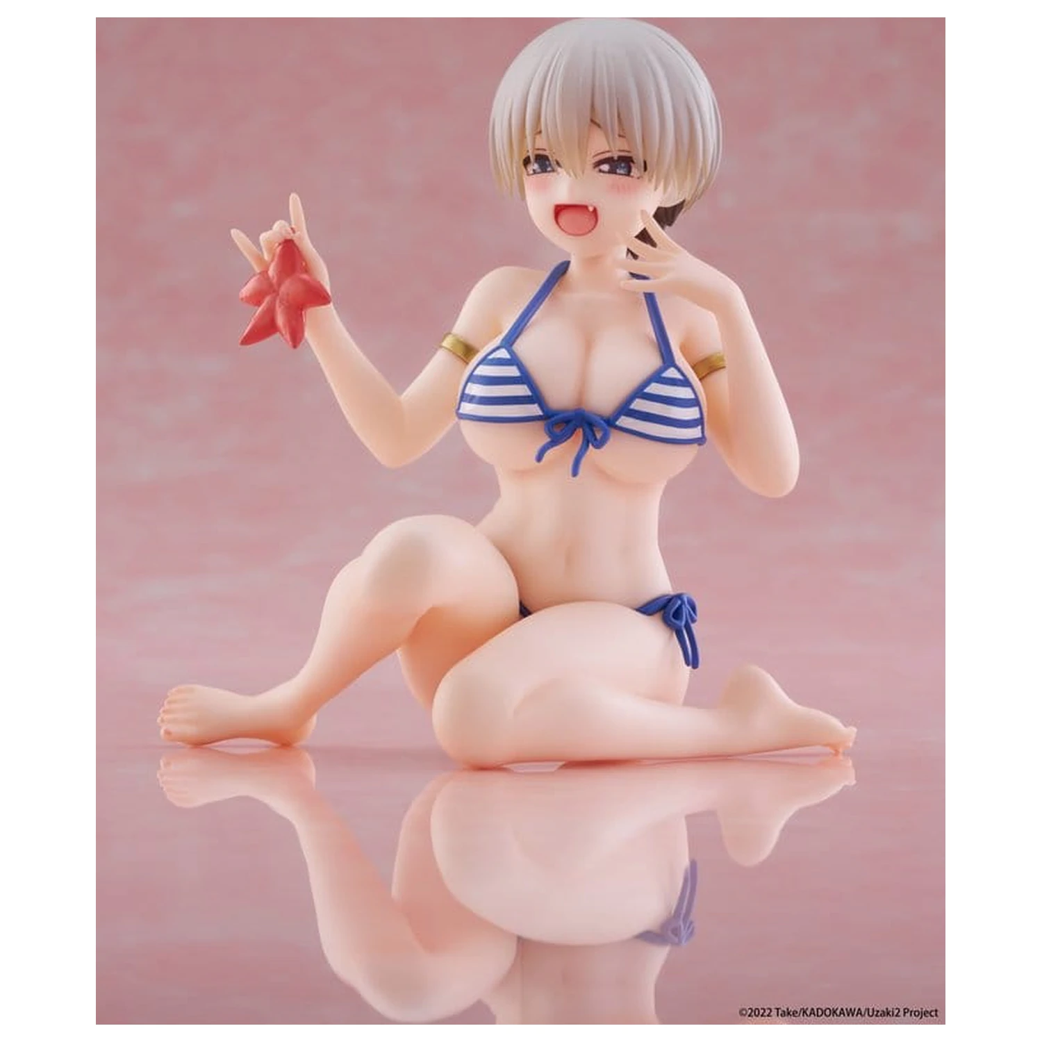 Uzaki-chan Wants to Hang Out! Desktop Cute Hana Uzaki (Swim wear Ver.) PVC figura 13 cm termékfotó