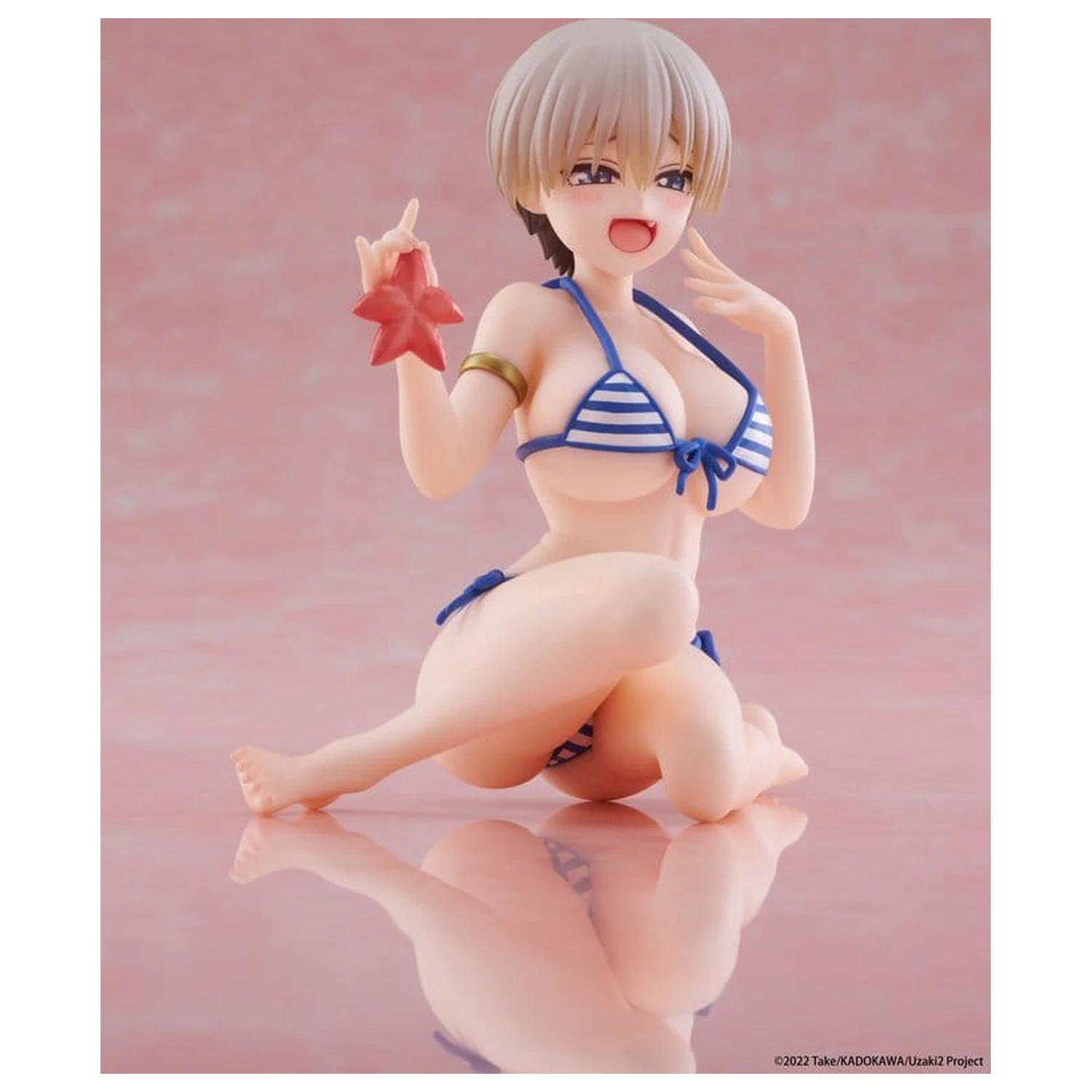 Uzaki-chan Wants to Hang Out! Desktop Cute Hana Uzaki (Swim wear Ver.) PVC figura 13 cm termékfotó