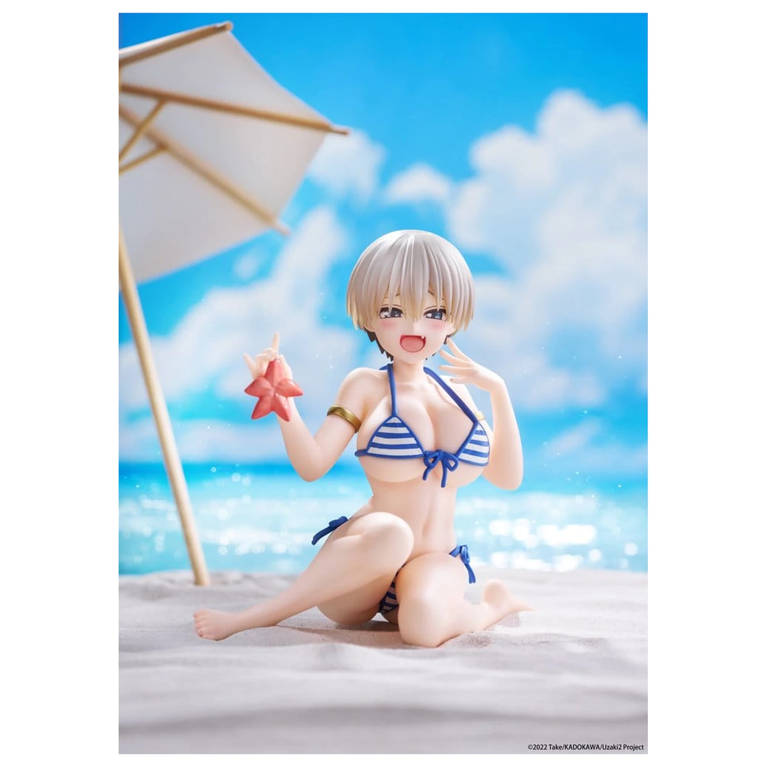 Uzaki-chan Wants to Hang Out! Desktop Cute Hana Uzaki (Swim wear Ver.) PVC figura 13 cm termékfotó
