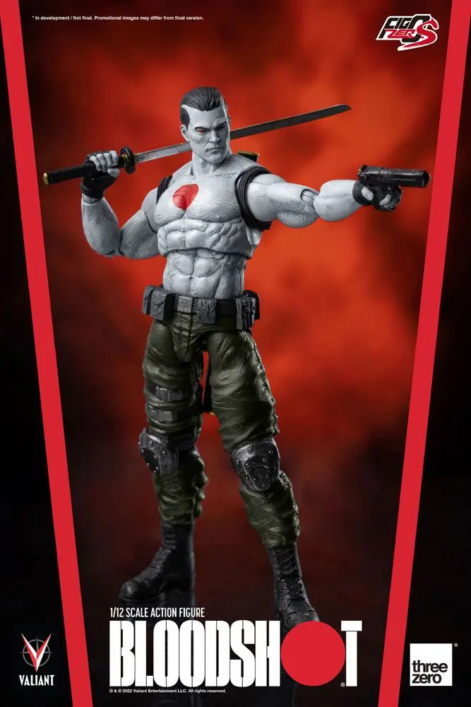 Valiant Comics FigZero 1/12 Bloodshot akciófigura 15 cm termékfotó