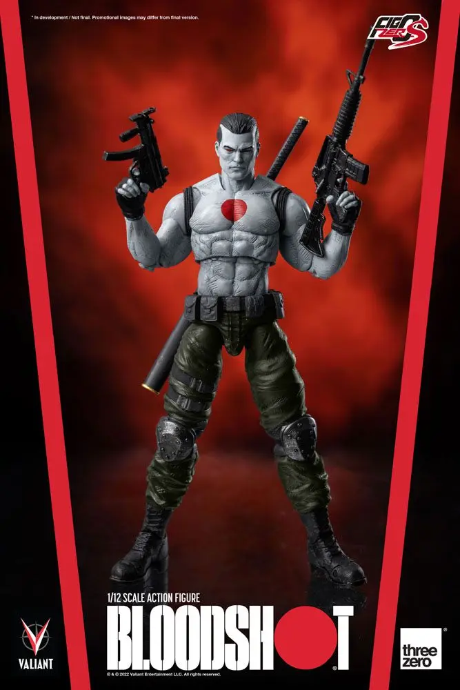 Valiant Comics FigZero 1/12 Bloodshot akciófigura 15 cm termékfotó