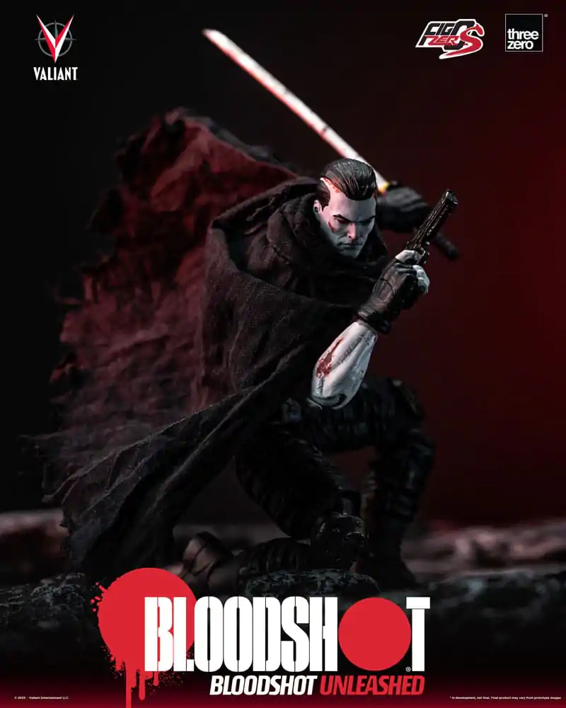 Valiant Comics FigZero S 1/12 Bloodshot Unleashed akciófigura 15 cm termékfotó