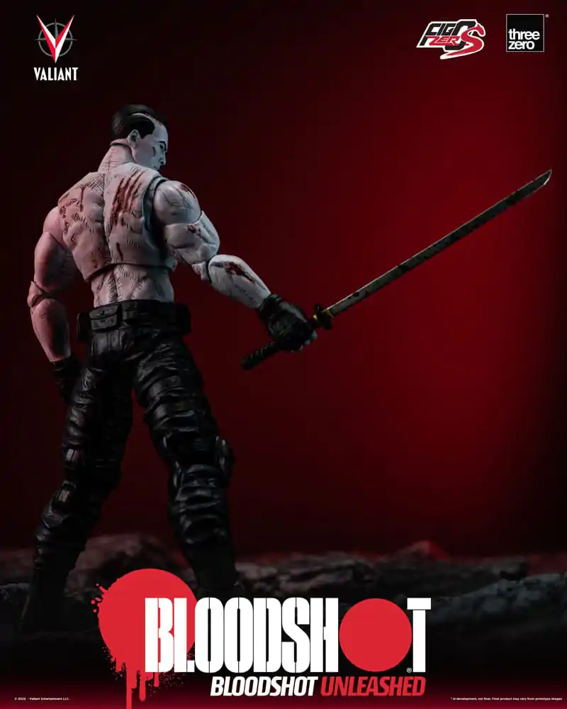 Valiant Comics FigZero S 1/12 Bloodshot Unleashed akciófigura 15 cm termékfotó