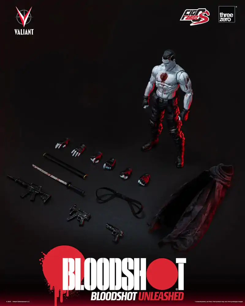 Valiant Comics FigZero S 1/12 Bloodshot Unleashed akciófigura 15 cm termékfotó