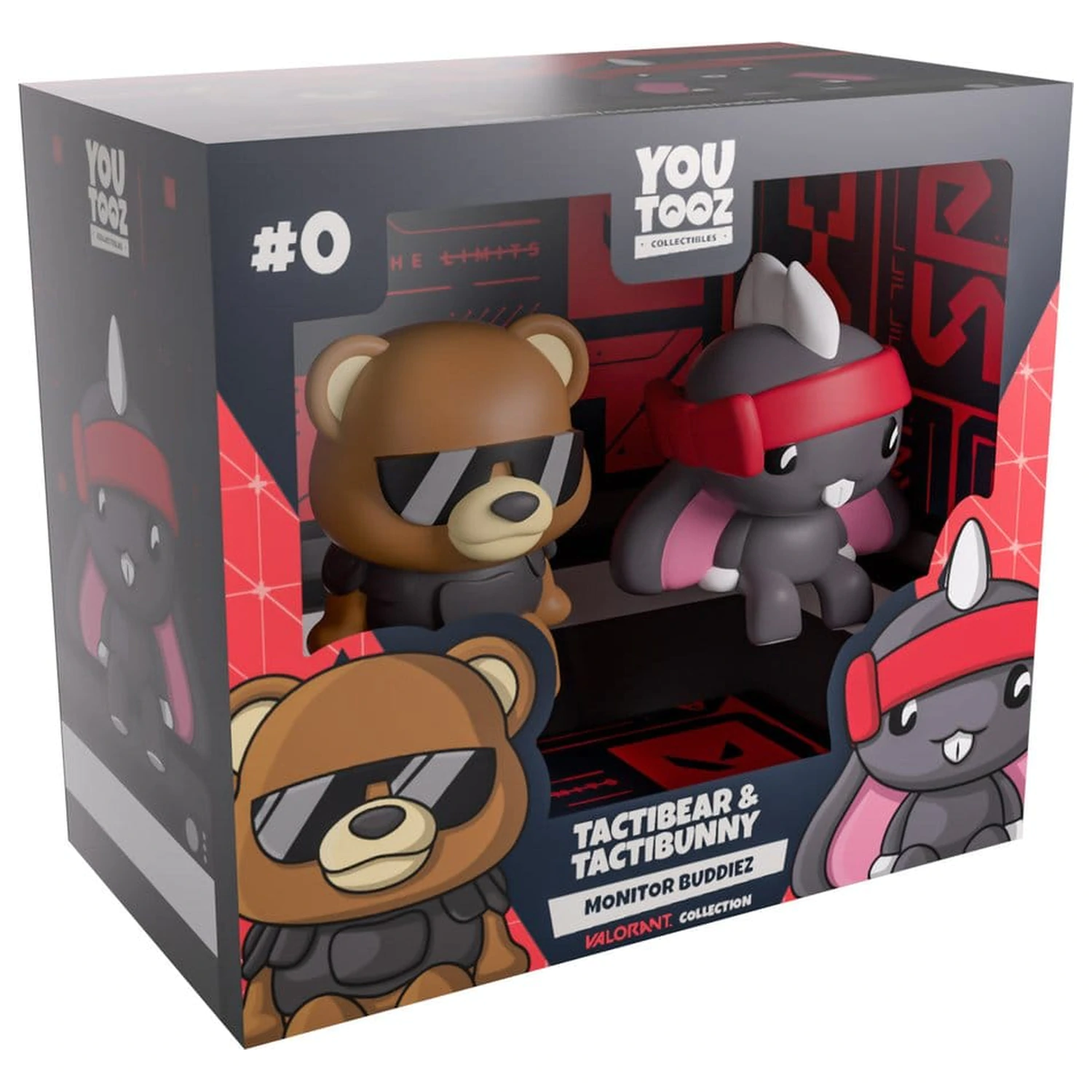 Valorant Vinyl figurák TactiBear & TactiBunny 6 cm termékfotó