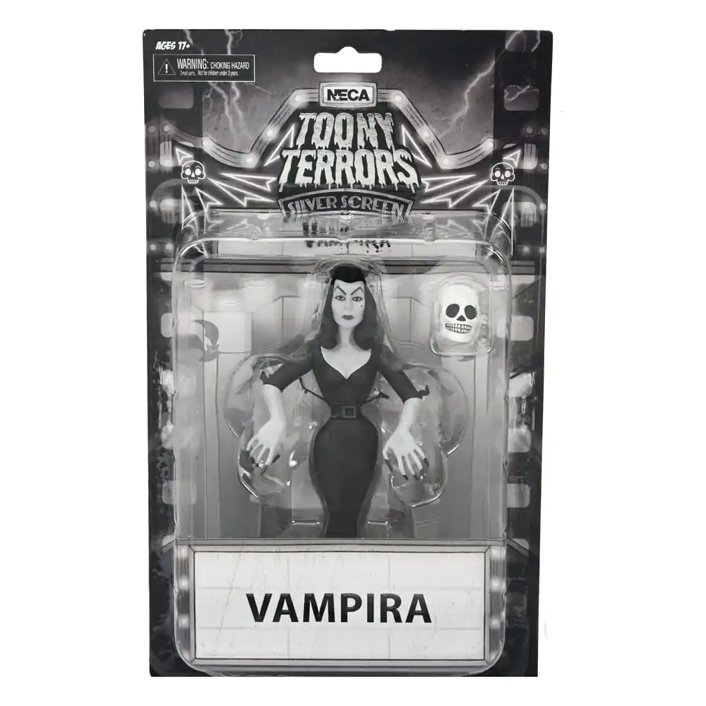 Vampira Toony Terrors Vampira Silver Screen Edition akciófigura 15 cm termékfotó