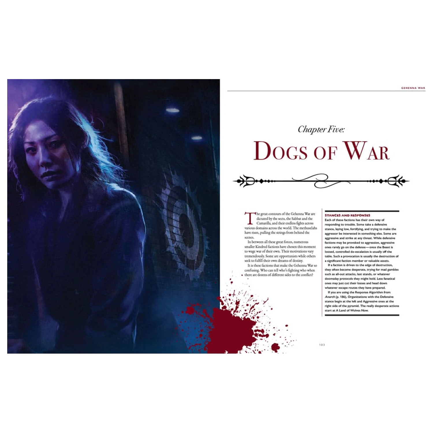 Vampire: The Masquerade 5th Edition RPG book Gehenna War Sourcebook angol nyelvű termékfotó