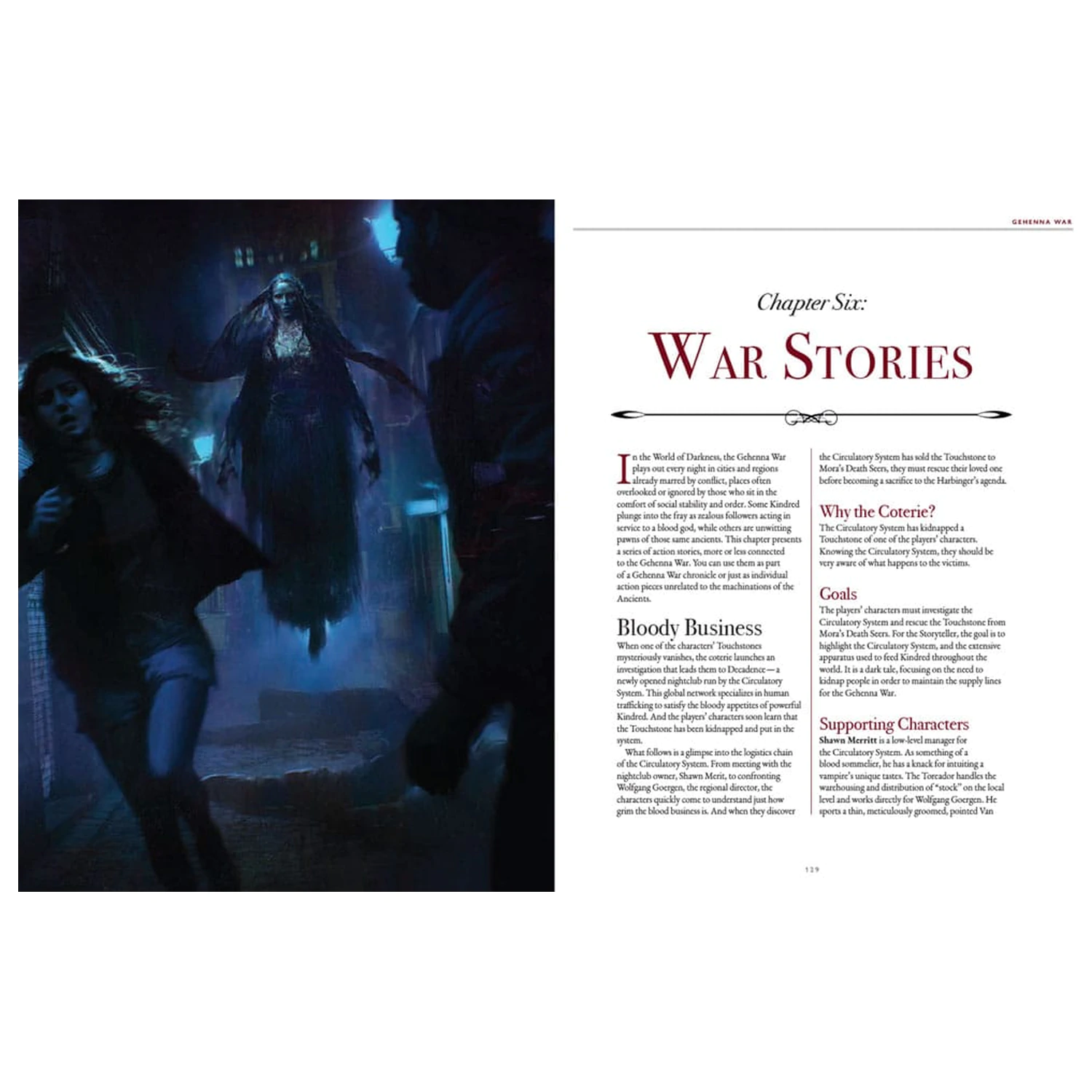 Vampire: The Masquerade 5th Edition RPG book Gehenna War Sourcebook angol nyelvű termékfotó